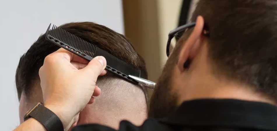 Men's haircutting