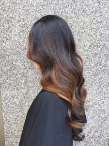 Brown hair with Highlights